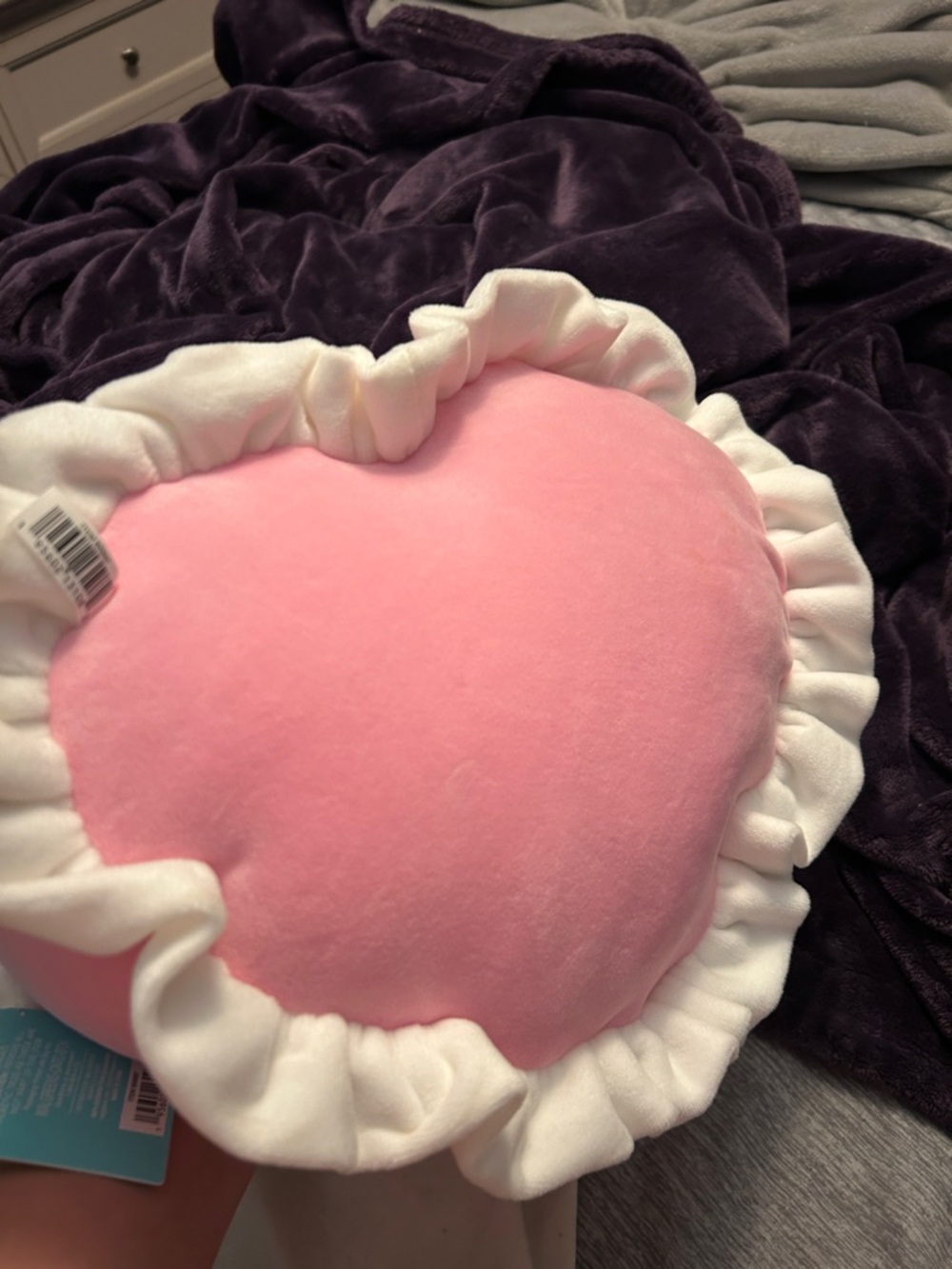 Cake Pink Plush Strawberry Cake with White Ruffle - Picture 4 of 5
